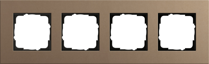 Gira Esprit Рамка четырехкратная MPx светло-коричневый, арт. 0214221