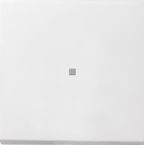 Gira F100 глянц. чисто-бел. Клавиша 1-я с контрольным окном, арт. 0290112