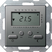 Gira Термостат 230V с часами и функцией охлаждения, арт. 237020