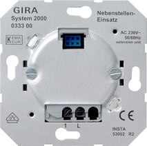 Gira System 2000 Универсальный светорегулятор доб.устройство, арт. 033300