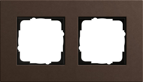 Gira Esprit Рамка двойная MPx коричневый, арт. 0212223